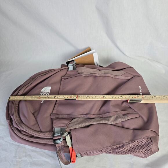 The North Face Women's Pivoter Backpack Twilight Mauve / Emberglow Orange NWT - Picture 13 of 16
